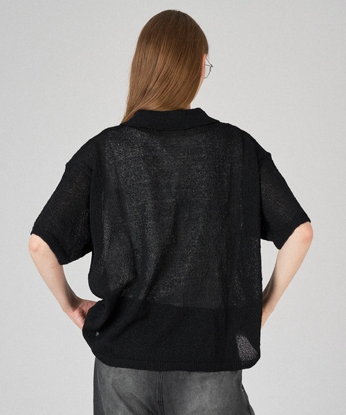 ONCILY（オンシェリー）の「SUMMER SKIPPER POLO SHIRT / サマースキッパーポロシャツ（ポロシャツ・メンズ・ブラック/ピンク/ブルー/グリーン・SMALL/MEDIUM/LARGE）」の6枚目の写真