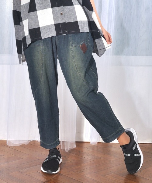 メンズ デニムパンツ ペンキ カラフル ビッグシルエット a1007 デニムパンツ メンズ スキニー ダメージ加工 リペア ペンキ