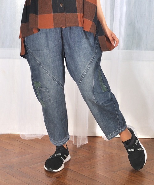 Colork(カラック) パッチワークデニムパンツ（デニムパンツ