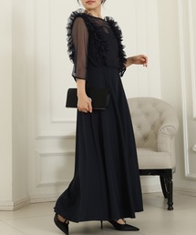 ドレス（ブルー・ネイビー/青色系・フリル）ファッション通販 - ZOZOTOWN