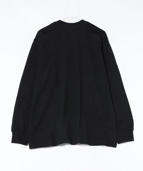 HANES(ヘインズ)の「Hanes/ヘインズ KURO 1PクルーネックロングスリーブTシャツ(Tシャツ/カットソー・メンズ・ブラック・XXL)」の2枚目の写真