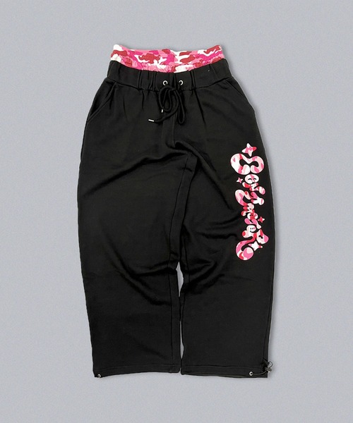パンダさん専用 Kira logo docking sweat pants（スウェットパンツ