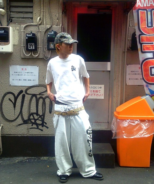 Kira logo docking sweat pants（スウェットパンツ