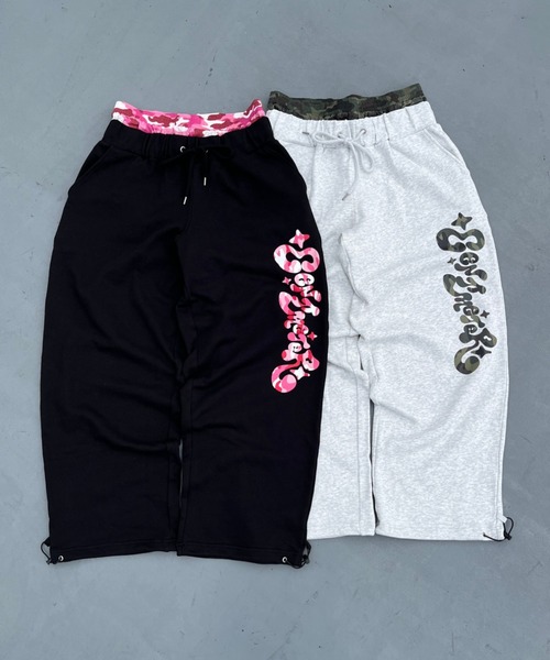 未使用 patta moon パタ スウェットパンツ L Kira logo docking sweat pants（スウェットパンツ