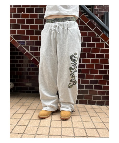 スウェットパンツ Kira logo docking sweat pants（スウェットパンツ