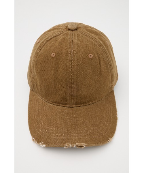 MOUSSY（マウジー）の「AGING BASEBALL キャップ（キャップ・レディース・ブラウン/ブラック・FREE）」の3枚目の写真