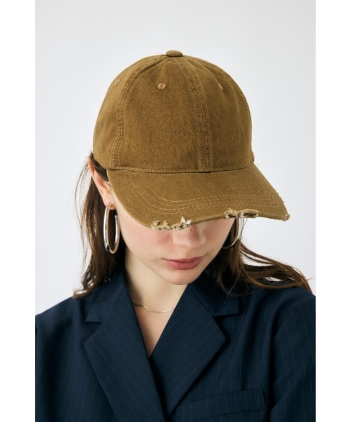 MOUSSY（マウジー）の「AGING BASEBALL キャップ（キャップ・レディース・ブラウン/ブラック・FREE）」の11枚目の写真