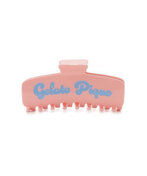 gelato pique（ジェラートピケ）の「ロゴヘアクリップ（バレッタ/ヘアクリップ・レディース・ミント/ブルー/オフホワイト/ピンク・F）」の4枚目の写真