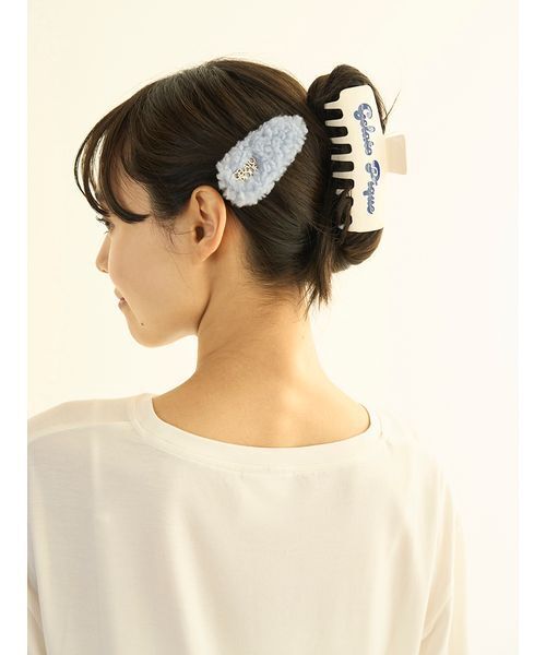 gelato pique（ジェラートピケ）の「ロゴヘアクリップ（バレッタ/ヘアクリップ・レディース・ミント/ブルー/オフホワイト/ピンク・F）」の18枚目の写真