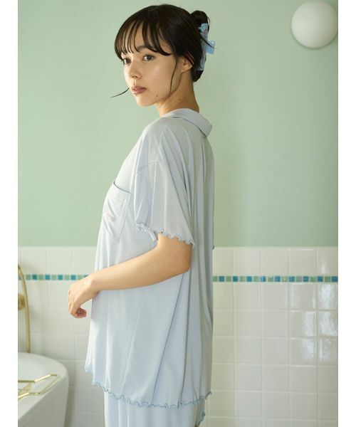 gelato pique（ジェラートピケ）の「ロゴヘアクリップ（バレッタ/ヘアクリップ・レディース・ミント/ブルー/オフホワイト/ピンク・F）」の20枚目の写真