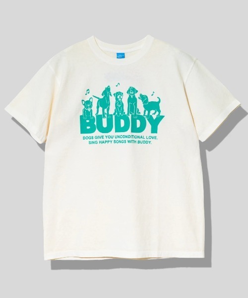 Good On(グッドオン)の「Good On/グッドオン BUDDY S/S TEE(Tシャツ/カットソー・メンズ・ブラック/ナチュラル・LARGE/X-LARGE/MEDIUM)」の2枚目の写真
