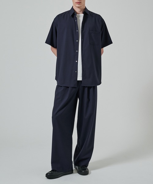 極美品★markaware 19SS UTILITY COMFORT 半袖シャツ 極美品☆markaware 19SS UTILITY COMFORT 半袖シャツ