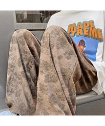 WARAIJOGO（ワライジョウゴ）の「【WARAIJOGO】フラワーパターンハイウエストパンツ(NEZ)（その他パンツ）」