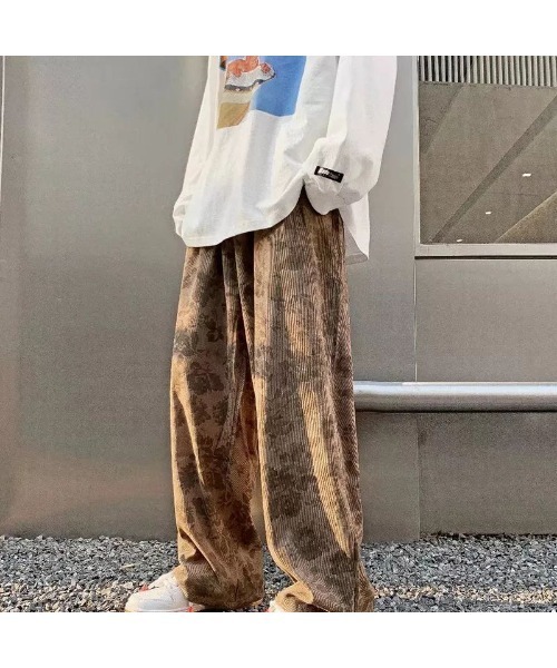 WARAIJOGO(ワライジョウゴ)の「【WARAIJOGO】フラワーパターンハイウエストパンツ(NEZ)(その他パンツ・メンズ・グレー・XX-LARGE)」の7枚目の写真