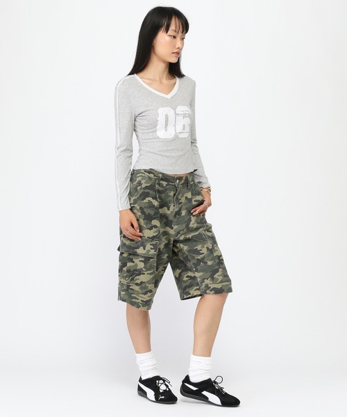 3.3 Field Trip (3.3フィールドトリップ)の「3.3 Field Trip/レースラインナンバーロングスリーブ(Tシャツ/カットソー・レディース・ベージュ/グレー/ブラック・FREE)」の7枚目の写真