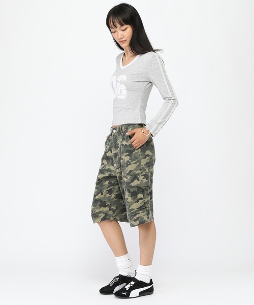 3.3 Field Trip (3.3フィールドトリップ)の「3.3 Field Trip/レースラインナンバーロングスリーブ(Tシャツ/カットソー・レディース・ベージュ/グレー/ブラック・FREE)」の8枚目の写真