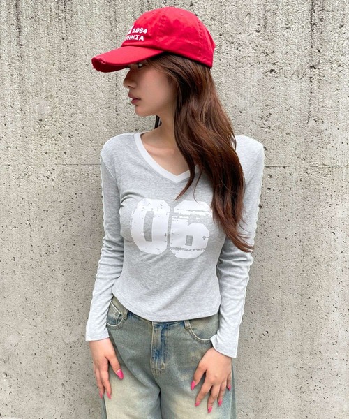 3.3 Field Trip (3.3フィールドトリップ)の「3.3 Field Trip/レースラインナンバーロングスリーブ(Tシャツ/カットソー・レディース・ベージュ/グレー/ブラック・FREE)」の18枚目の写真