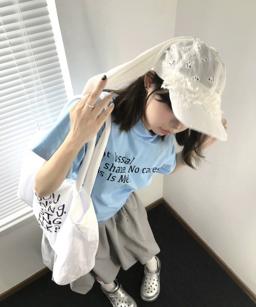 almo(アルモ)の「【LAMPOON】うさ耳レースキャップ(キャップ・レディース・ホワイト・FREE)」の2枚目の写真