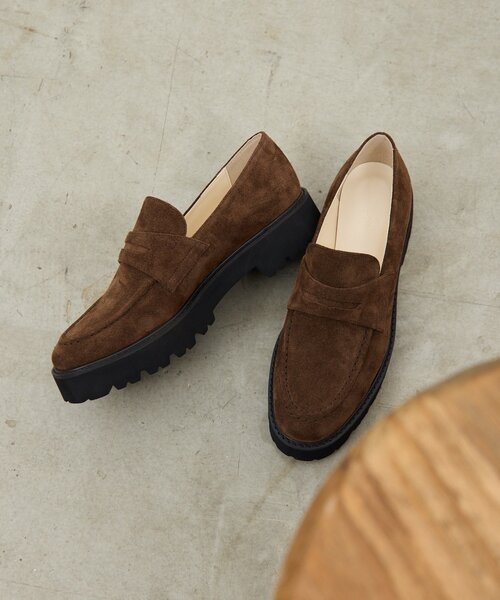 GALLARDAGALANTE（ガリャルダガランテ）の「【2.718】スエードローファー（その他シューズ・レディース・ブラウン・36/37/38）」の2枚目の写真