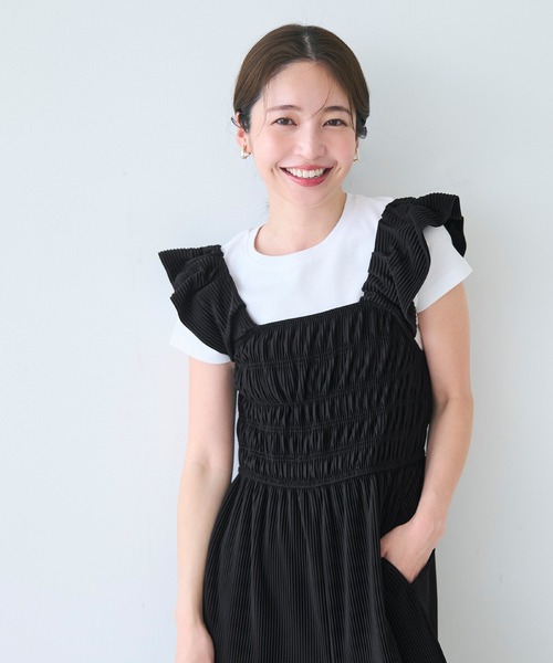 coca（coca）（コカ）の「プリーツオールインワン（つなぎ/オールインワン・レディース・ブラック/A・L/M/S）」の19枚目の写真