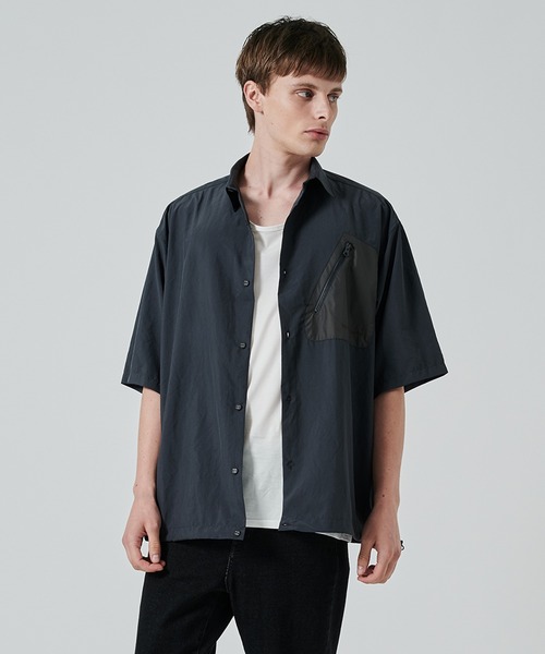 White Mountaineering】別注 DRAW CORD S/S POCKET SHIRTS