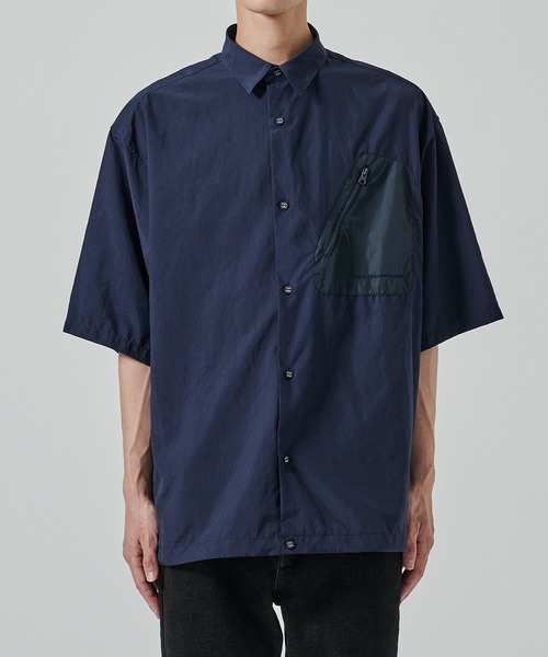 トップス DRAW CORD S/S POCKET SHIRTS 25SS セール】【White Mountaineering】別注 DRAW CORD S/S POCKET SHIRTS