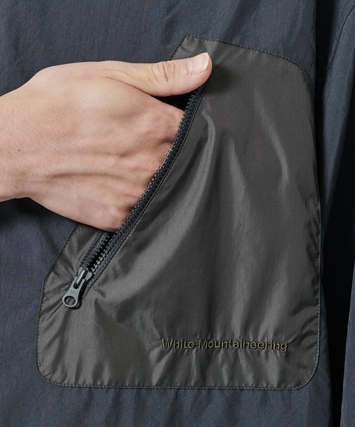 WHITE MOUNTAINEERING(ホワイトマウンテニアリング)の「【White Mountaineering】別注 DRAW CORD S/S POCKET SHIRTS(シャツ/ブラウス・メンズ・ブラック/ホワイト/ダークグレー/ネイビー・3/2/1)」の21枚目の写真
