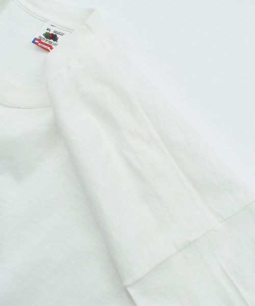 FRUIT OF THE LOOM(フルーツオブザルーム)の「【USED】90’s Fruit of the Loom ロゴ Tシャツ(Tシャツ/カットソー・メンズ・ホワイト・X-LARGE)」の5枚目の写真