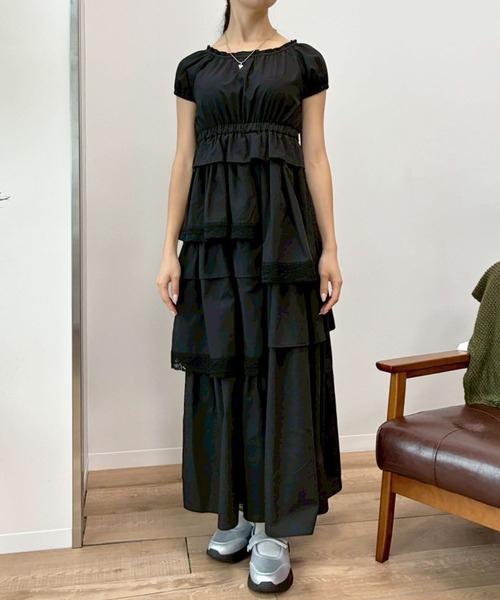 sea New York★フリルティアードワンピース★トゥモローランド エンブロイダリーフリルティアードワンピース｜PETAL ONLINE