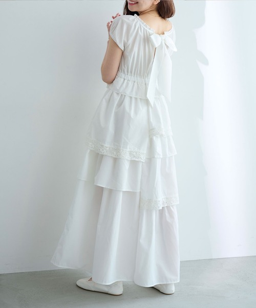 ロマンティックフリルワンピース ロマンティックフリルワンピ | axes femme online shop -outlet-