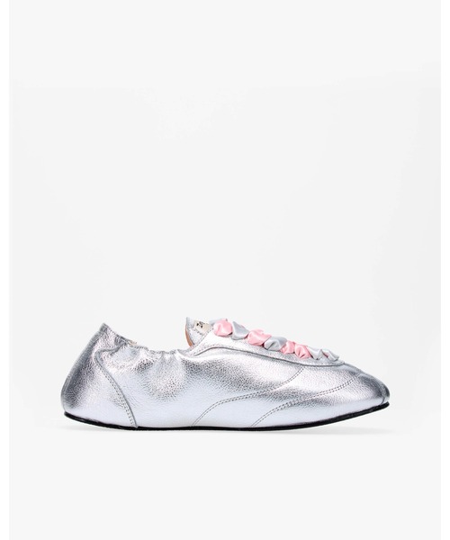Repetto(レペット)の「Tennis Silk スニーカー - FRサイズ / V4230VEMD(スニーカー・レディース・シルバー・38/35/37)」の1枚目の写真