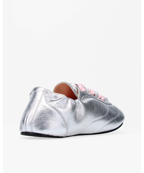 Repetto Women's Sneaker Tennis Silk Silver
