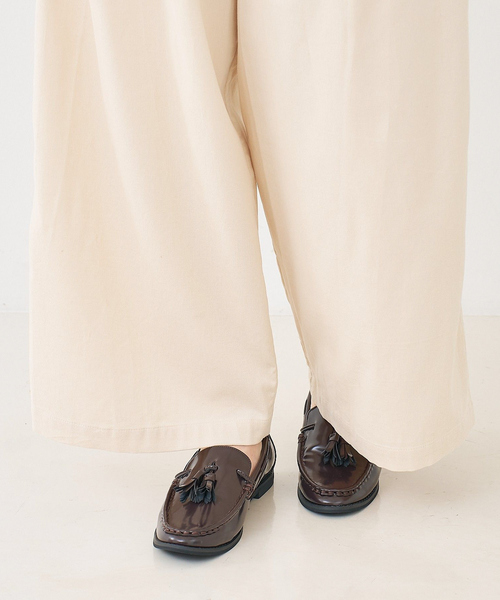 Au BANNISTER（オゥバニスター）の「【販売店舗限定】タッセルローファー（ローファー・レディース・ブラック/ダークブラウン・35/36/37/38/39/40）」の5枚目の写真