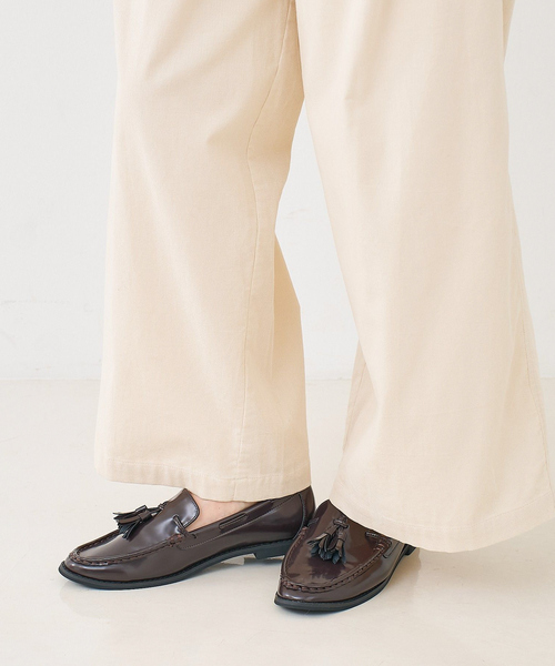 Au BANNISTER（オゥバニスター）の「【販売店舗限定】タッセルローファー（ローファー・レディース・ブラック/ダークブラウン・35/36/37/38/39/40）」の6枚目の写真