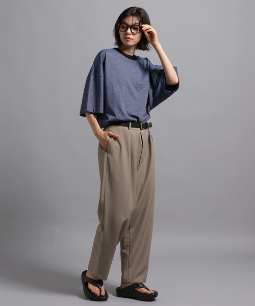 GEORGE'S(ジョージズ)の「リラックス イージーパンツ(その他パンツ・レディース・ブルーグレー/サンドベージュ・LARGE/MEDIUM)」の1枚目の写真