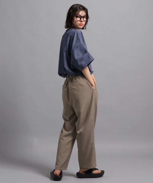 GEORGE'S(ジョージズ)の「リラックス イージーパンツ(その他パンツ・レディース・ブルーグレー/サンドベージュ・LARGE/MEDIUM)」の7枚目の写真