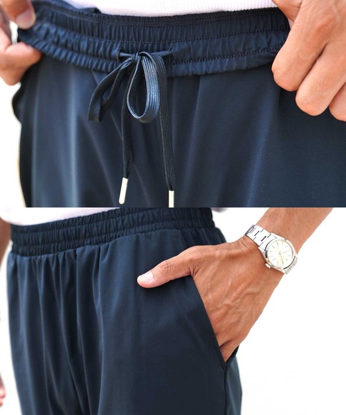 jiggys shop（ジギーズショップ）の「アクティブモバイル 速乾 ストレッチ イージー アンクルパンツ（その他パンツ・メンズ・チャコールグレー/ネイビー/カーキ/ブラック・MEDIUM/LARGE/X-LARGE）」の10枚目の写真