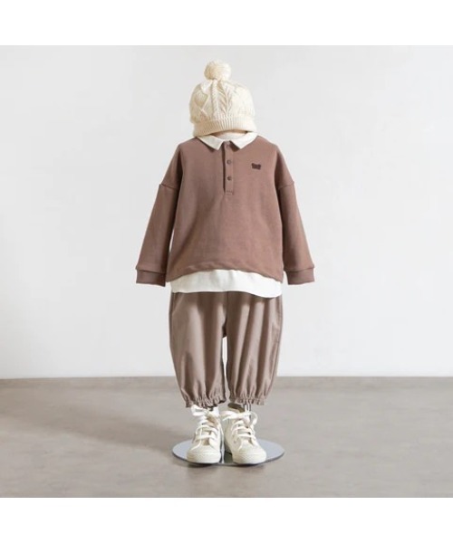 10mois(ディモワ)の「【10mois(ディモワ)】雲ポケットバルーンパンツ 70-80cm・80-90cm・90-100cm(その他パンツ・キッズ・グレー/ネイビー・80-90cm/70-80cm/90-100cm)」の4枚目の写真