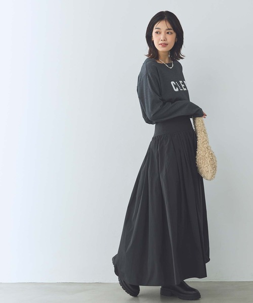 Gready Brilliant（グレディブリリアン）の「ＣＬＥＦロゴスクエアネックカットソー（Tシャツ/カットソー・レディース・オフホワイト/グレー・FREE）」の19枚目の写真