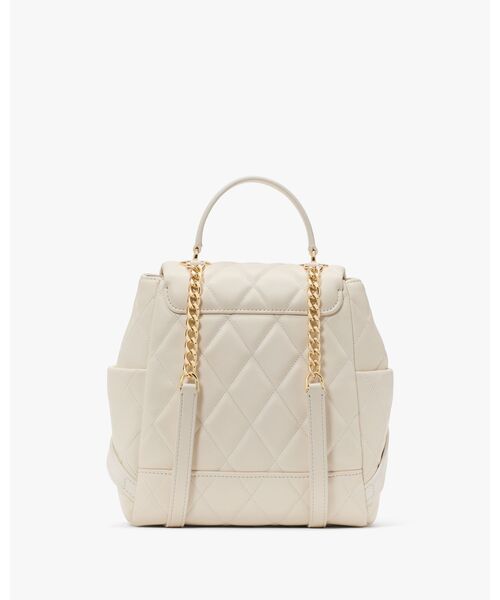 kate spade new york(ケイトスペード ニューヨーク)の「キャリー スムース キルテッド スモール バックパック(バックパック/リュック・レディース・ホワイト・ONESIZE)」の5枚目の写真