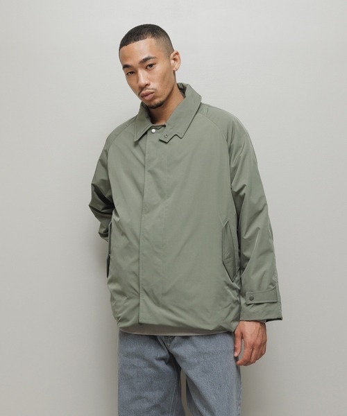 TAION（タイオン）の「BAL / TAION BALMACAAN COAT WITH DETACHABLE DOWN VEST（チェスターコート・メンズ・チャコール/カーキ・3/2/1）」の8枚目の写真