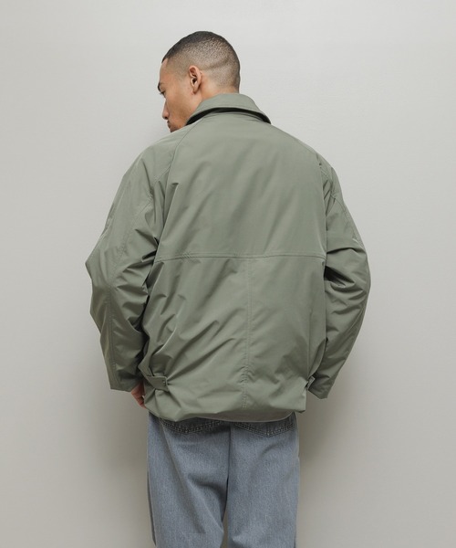 TAION（タイオン）の「BAL / TAION BALMACAAN COAT WITH DETACHABLE DOWN VEST（チェスターコート・メンズ・チャコール/カーキ・3/2/1）」の11枚目の写真