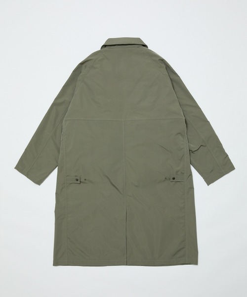 TAION（タイオン）の「BAL / TAION BALMACAAN COAT WITH DETACHABLE DOWN VEST（チェスターコート・メンズ・チャコール/カーキ・3/2/1）」の22枚目の写真