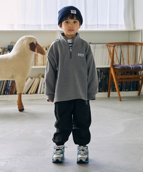 GENERATOR（ジェネレーター）の「ジェネレーター フリースハーフジッププルオーバー（その他トップス・キッズ・ブラック/トップグレー/キャメル・XL/L/M）」の5枚目の写真