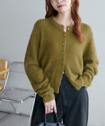 マスタード」に該当するカーディガン/ボレロファッション通販