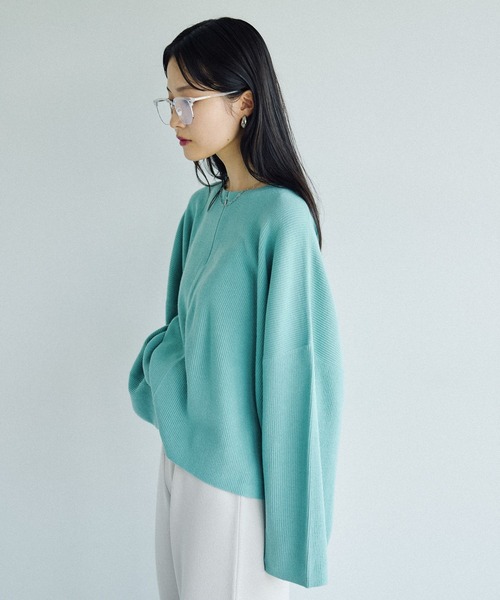 CPG セーター 12ゲージZIPワイドスリーブプルオーバー 497491（ニット