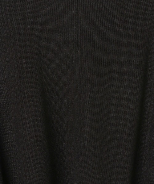 LEPSIM（レプシィム）の「12ゲージZIPワイドスリーブプルオーバー　497491（ニット/セーター・レディース・オフホワイト/ブラック/ボルドー/ブルー系その他/イエロー・FREE）」の6枚目の写真