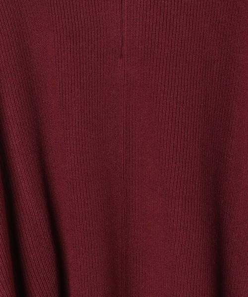 LEPSIM（レプシィム）の「12ゲージZIPワイドスリーブプルオーバー　497491（ニット/セーター・レディース・オフホワイト/ブラック/ボルドー/ブルー系その他/イエロー・FREE）」の7枚目の写真