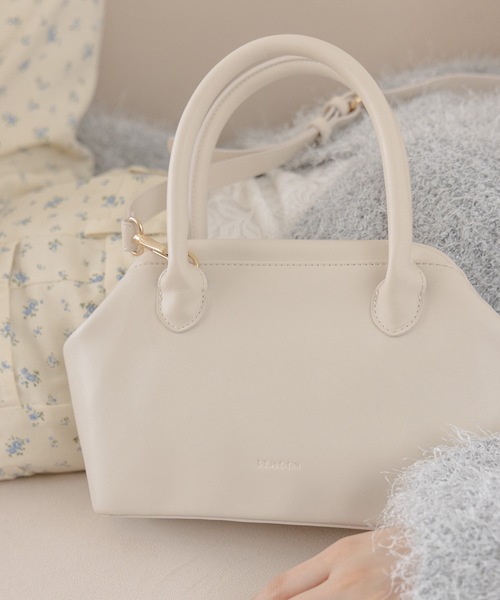 REMOON(リムーン)の「2wayアソートハンドバッグ(ハンドバッグ・レディース・イエロー/ブラウン/ライトブルー/ブラック/アイボリー・FREE)」の1枚目の写真