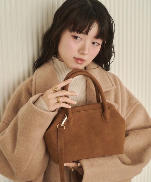 REMOON(リムーン)の「2wayアソートハンドバッグ(ハンドバッグ・レディース・イエロー/ブラウン/ライトブルー/ブラック/アイボリー・FREE)」の6枚目の写真